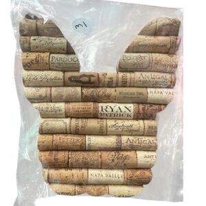 Handmade Trivet Made from Wine Corks